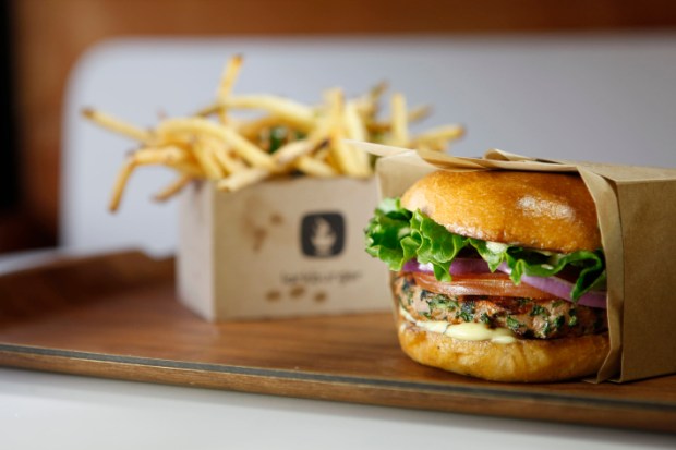 Larkburger food and menu items